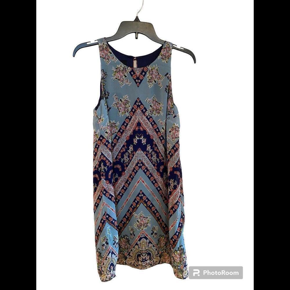IZ Byer Floral Boho Dress. Sz. M